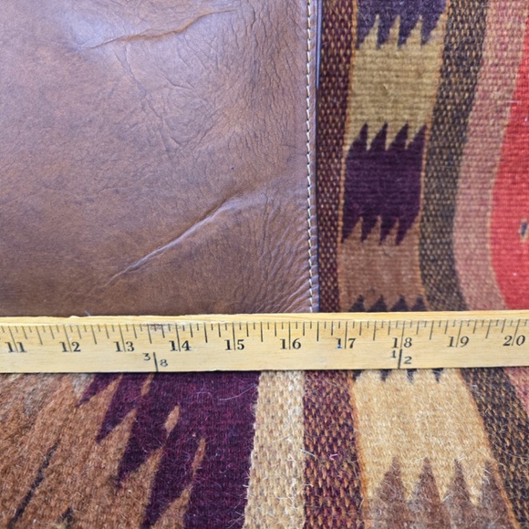 Vintage HARTMANN Belting Leather Envelope Document Case Portfolio Brass Lock/Key - Picture 12 of 13